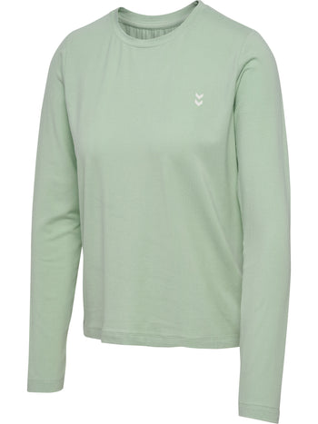 HUMMEL Yoga Soft Loose T-Shirt Ls Damen (frosty green)