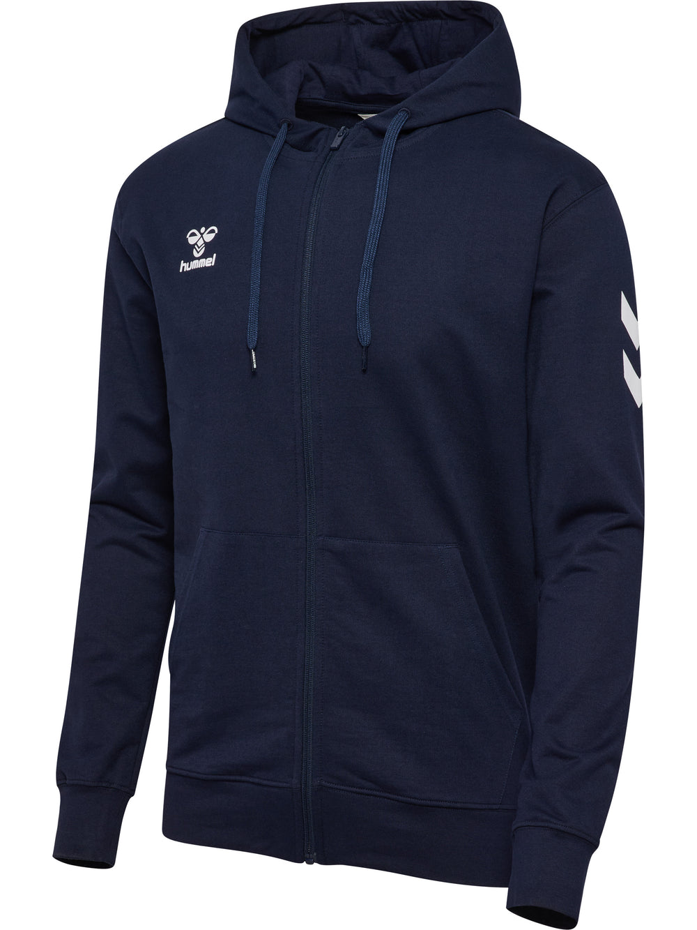 HUMMEL Go 2.0 Chevron Zip Hoodie (marine)