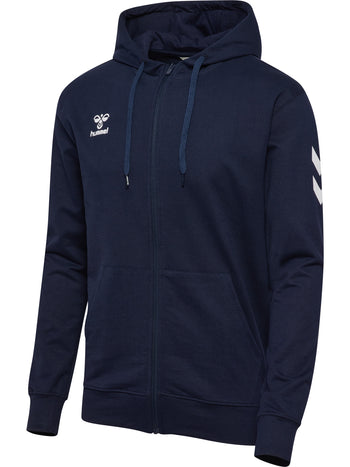 HUMMEL Go 2.0 Chevron Zip Hoodie (marine)
