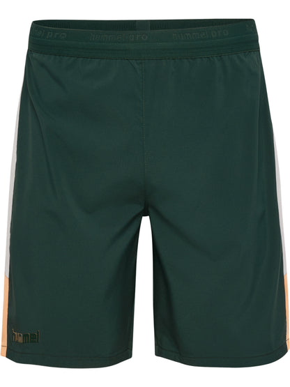 HUMMEL BLAZE27 Pro Training Shorts (darkest spruce/buttercream)