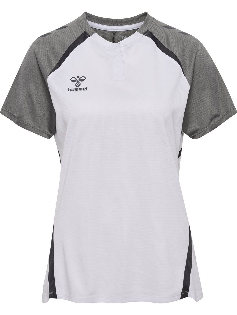 HUMMEL Lead 2.0 Polo Damen (white/steel gray)