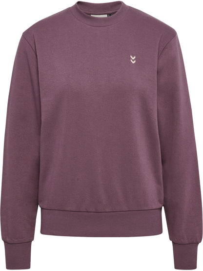 HUMMEL Pulse Sweat Crewneck Damen (black plum)