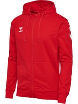 HUMMEL Go 2.0 Chevron Zip Hoodie (true red)