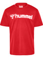 HUMMEL Logo Jersey S/S Unisex Kind Rot
