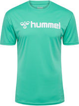 HUMMEL Logo Jersey S/S Unisex Blau