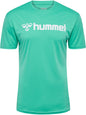HUMMEL Logo Jersey S/S Unisex Blau