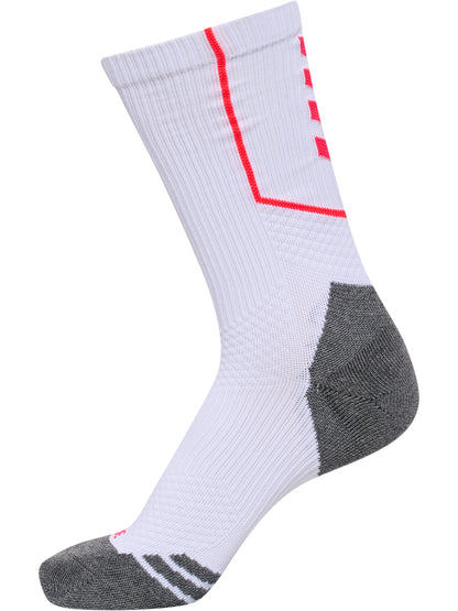 HUMMEL Pro Training Socks Low (white/diva pink)