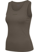 HUMMEL Prima Rib Tank Top Damen (major brown)