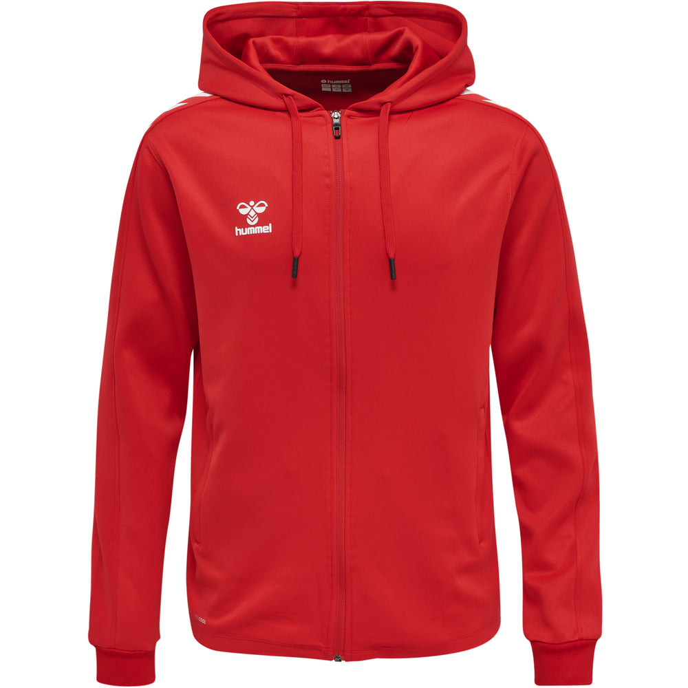 HUMMEL Core Xk Poly Zip Hood Sweat Unisex Rot