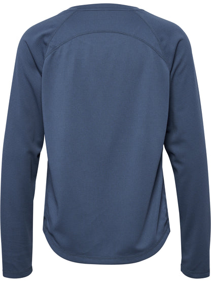 HUMMEL Momentum T-Shirt L/S Damen (vintage indigo)