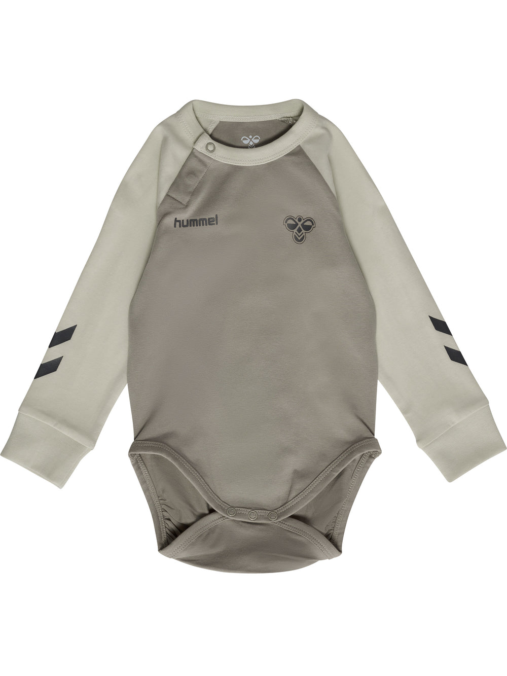 HUMMEL Mini Triple Logo Body L/S Kind (vintage khaki)