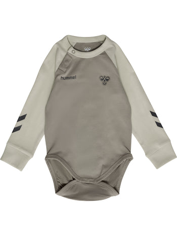 HUMMEL Mini Triple Logo Body L/S Kind (vintage khaki)