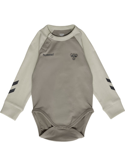 HUMMEL Mini Triple Logo Body L/S Kind (vintage khaki)