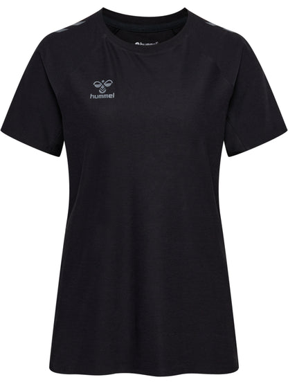 HUMMEL Cima 2.0 Jersey S/S Damen (black melange)