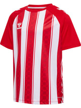 HUMMEL Match Striped Jersey S/S Kind (true red/white)