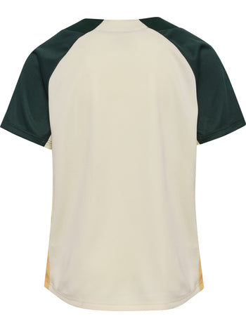 HUMMEL BLAZE27 Pro Training Jers S/S Kind (buttercream/darkest spruce)