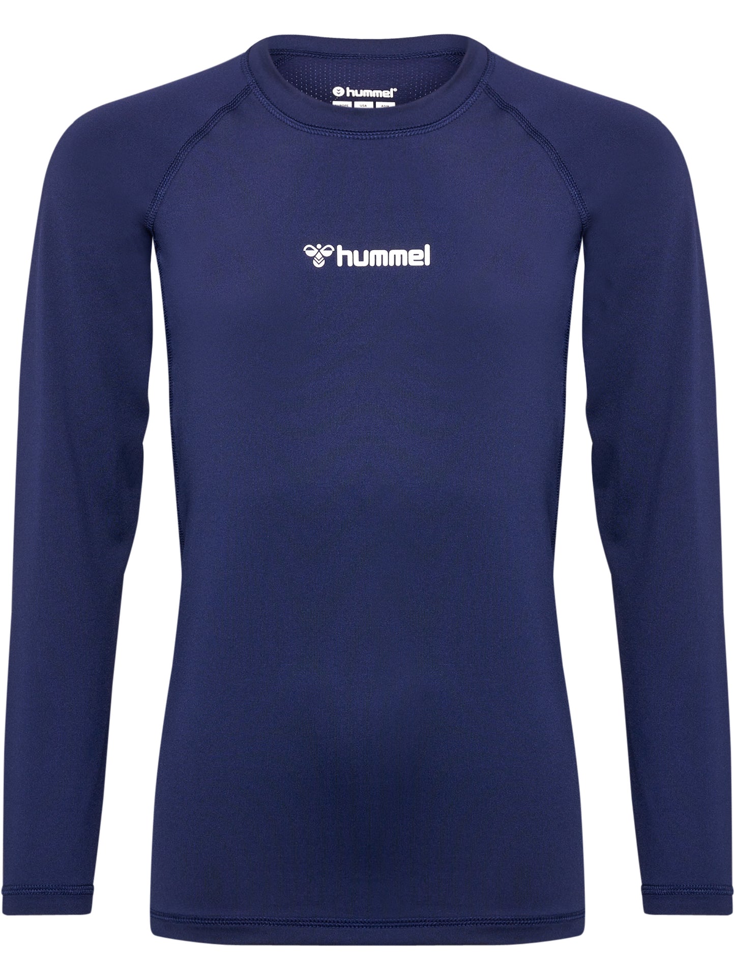 HUMMEL Bl Performance Tee L/S Unisex Kind Blau