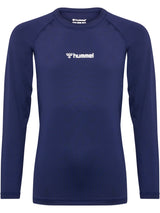 HUMMEL Bl Performance Tee L/S Unisex Kind Blau