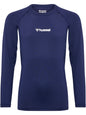 HUMMEL Bl Performance Tee L/S Unisex Kind Blau