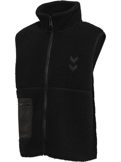 HUMMEL Martini Fleece Zip Vest Kind (black beauty)