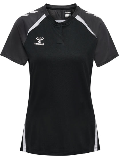 HUMMEL Lead 2.0 Polo Damen (black/asphalt)