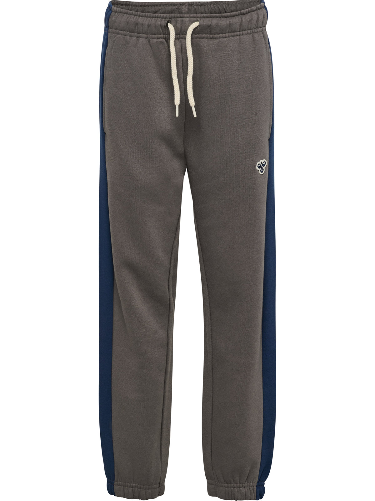 HUMMEL Loose Block Sweatpants Bee Kind (dark gull gray)