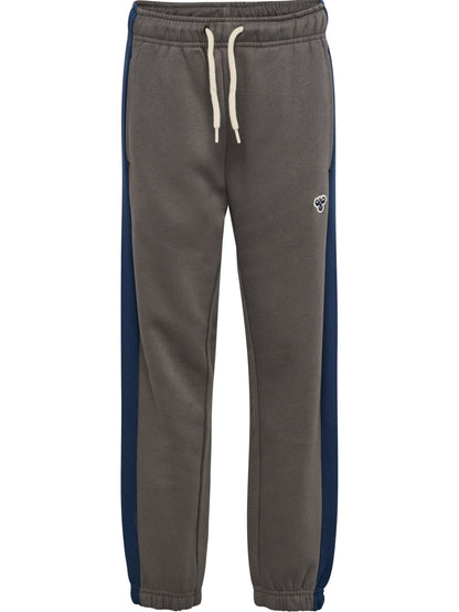 HUMMEL Loose Block Sweatpants Bee Kind (dark gull gray)