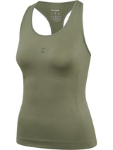 HUMMEL Flow Tanktop Damen (deep lichen green)