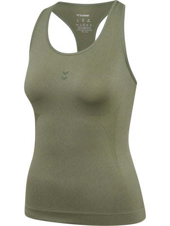 HUMMEL Flow Tanktop Damen (deep lichen green)