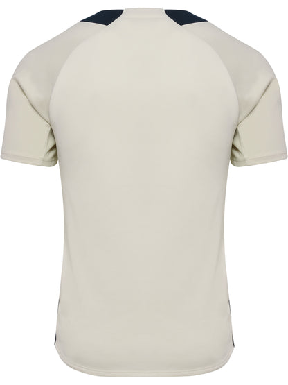 HUMMEL BLAZE27 Pro Training Jersey S/S (cloud dancer/moonbeam)