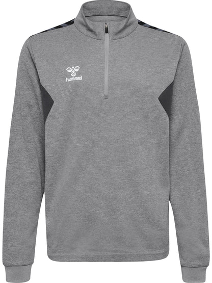 HUMMEL Authentic Half Zip Sweat Kind (grey melange)