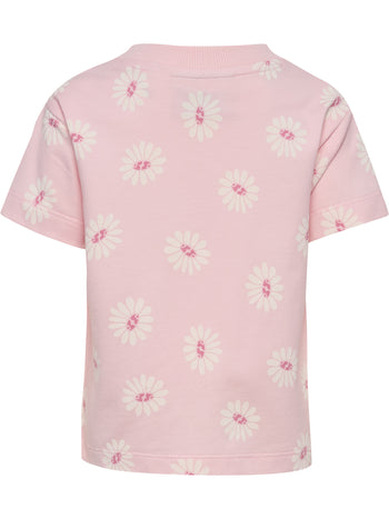 HUMMEL Mini Loose Flower T-Shirt S/S Kind (pale lilac)