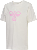 HUMMEL Reg Tukas T-Shirt S/S Kind (marshmallow/pink lady)