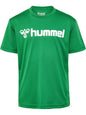 HUMMEL Logo Jersey S/S Unisex Kind Grün