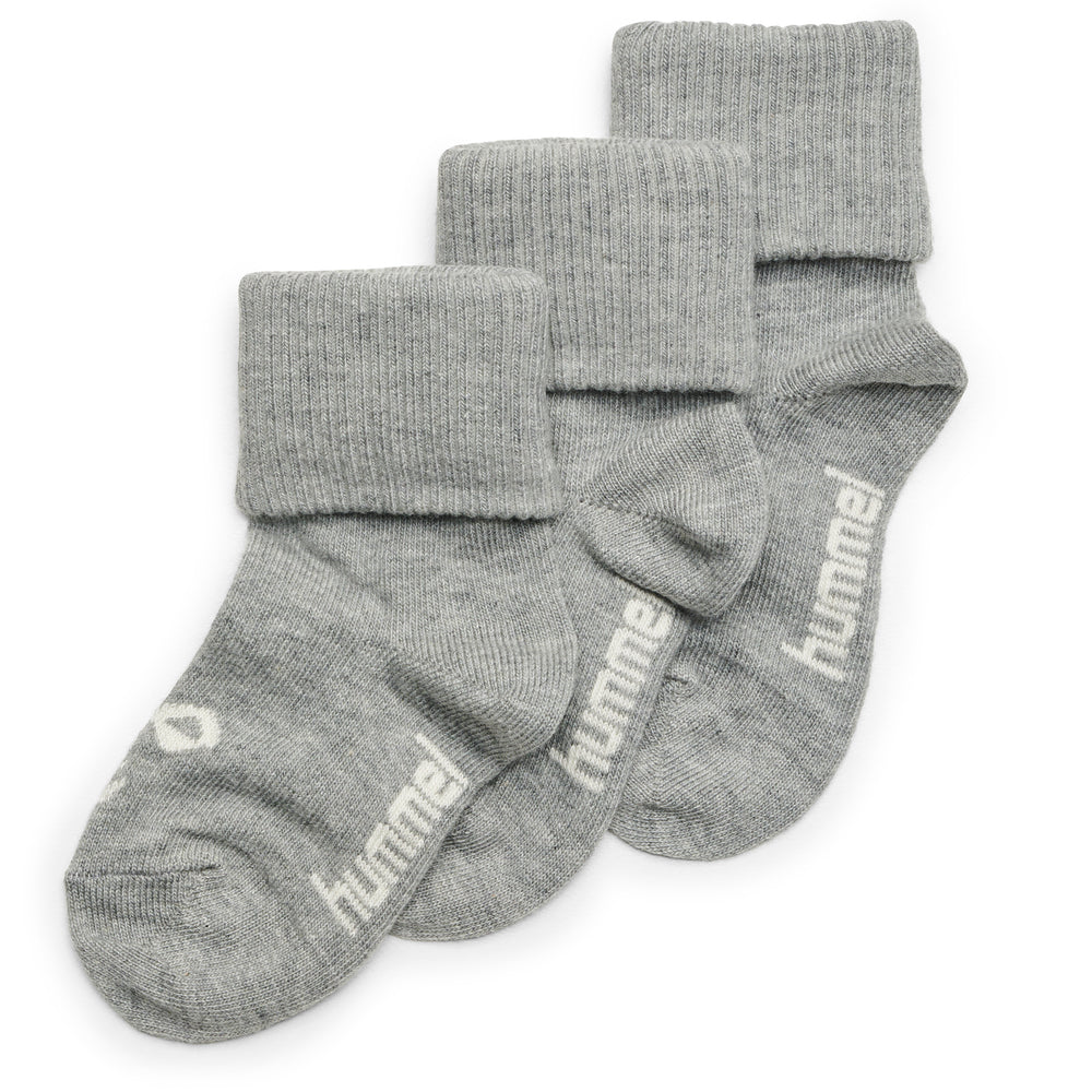 HUMMEL Sora 3-Pack Sock Kind (grey melange)