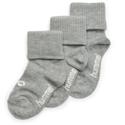 HUMMEL Sora 3-Pack Sock Kind (grey melange)