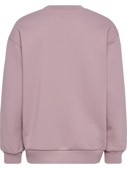HUMMEL Loose Crewneck Bee Kind (sea fog)