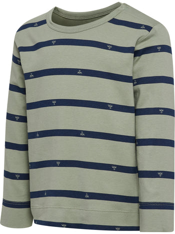 HUMMEL Mini Reg Stripy Bee T-Shirt L/S Kind (shadow)