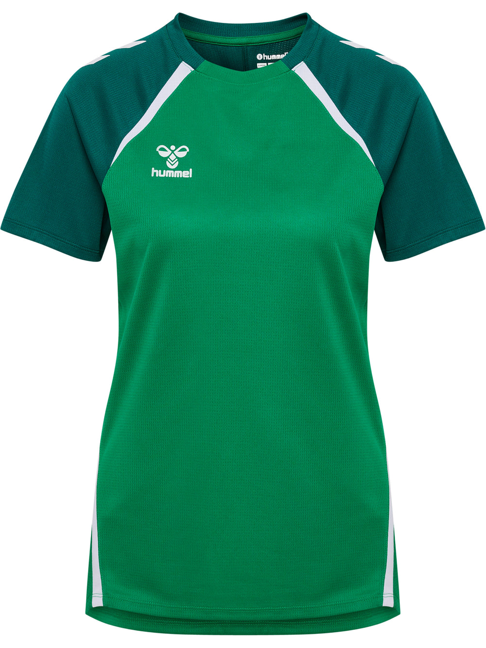 HUMMEL Lead 2.0 Jersey S/S Damen (jelly bean/evergreen)