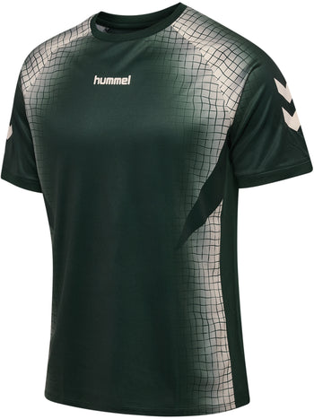 HUMMEL Blaze Club 27 Graphic Poly Tee (scarab)