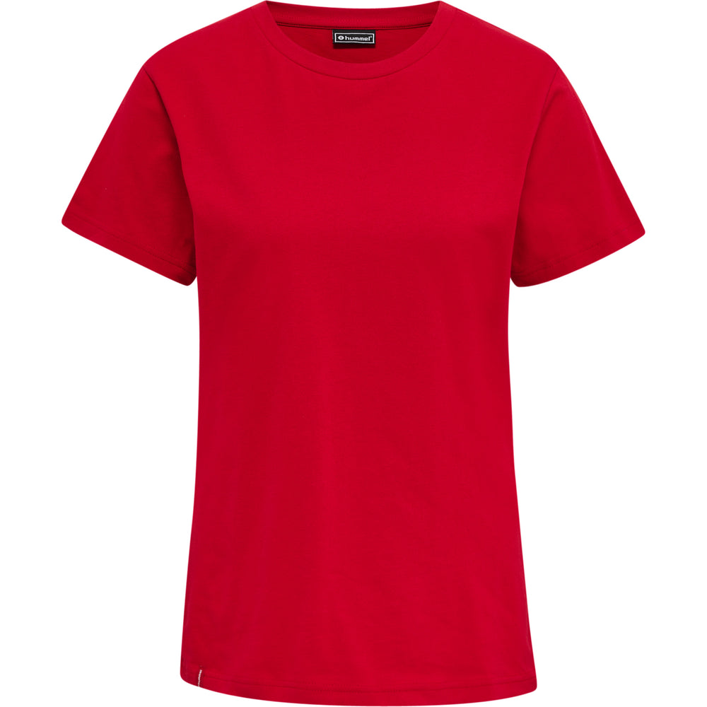 HUMMEL Red Basic T-Shirt S/S Damen (tango red)