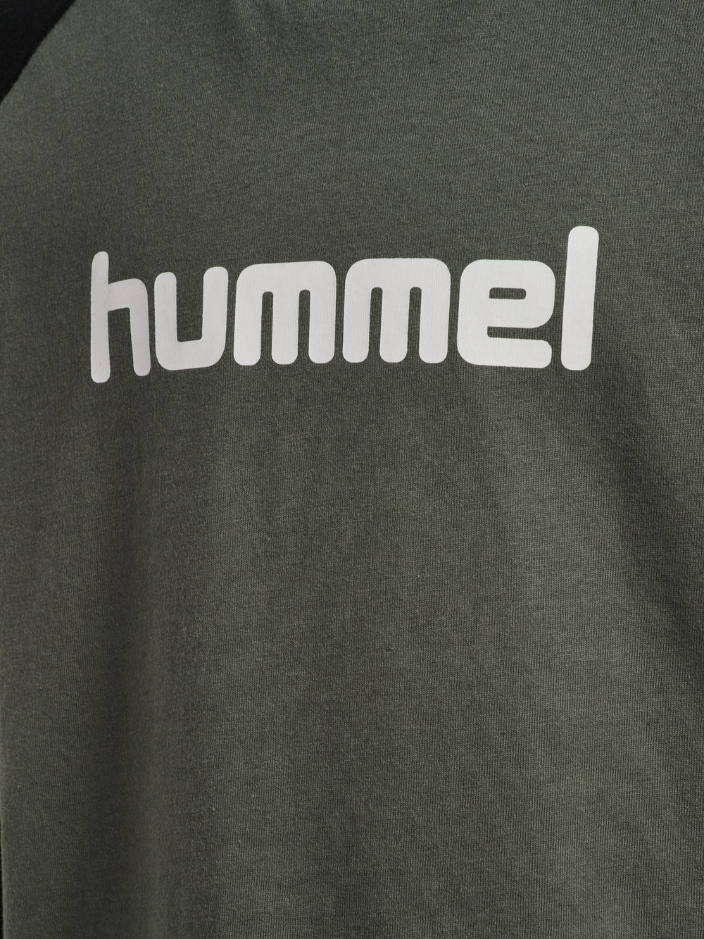 HUMMEL Logo T-Shirt L/S Kind (castor gray)