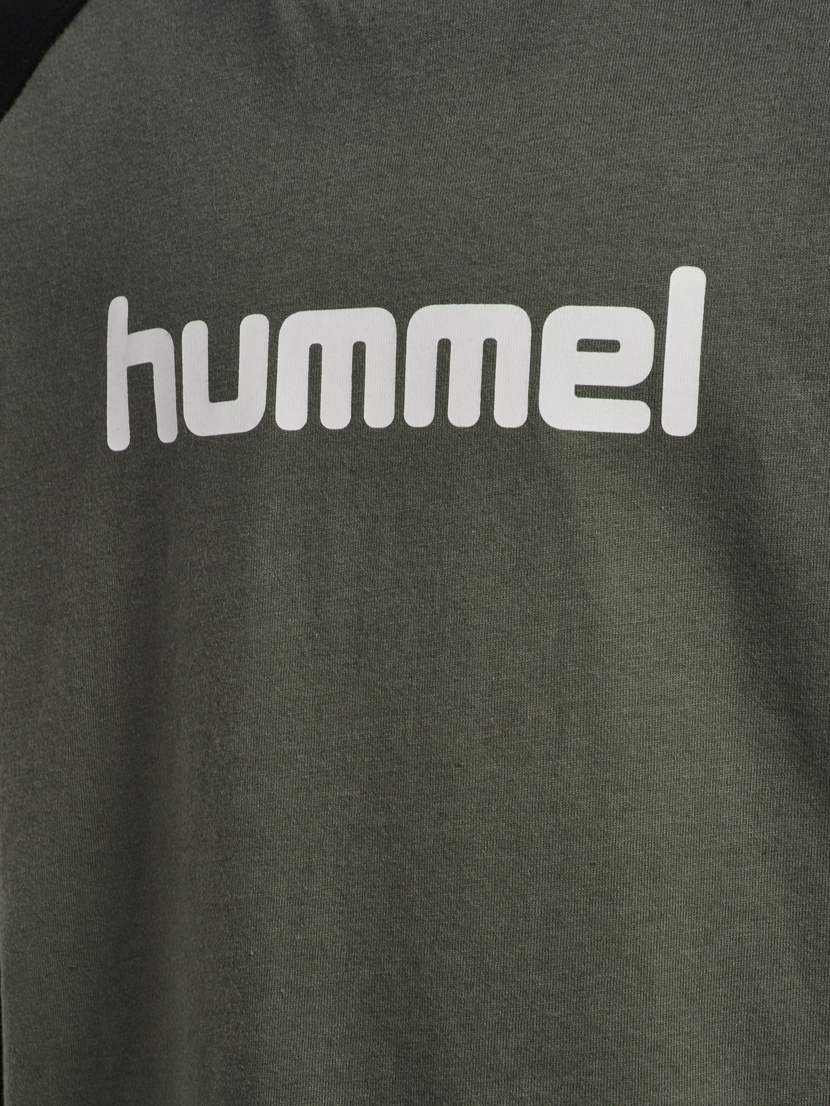 HUMMEL Logo T-Shirt L/S Kind (castor gray)