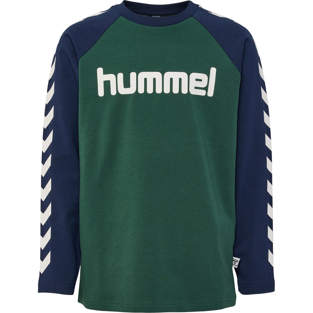 HUMMEL Boys T-Shirt L/S Kind (pineneedle)