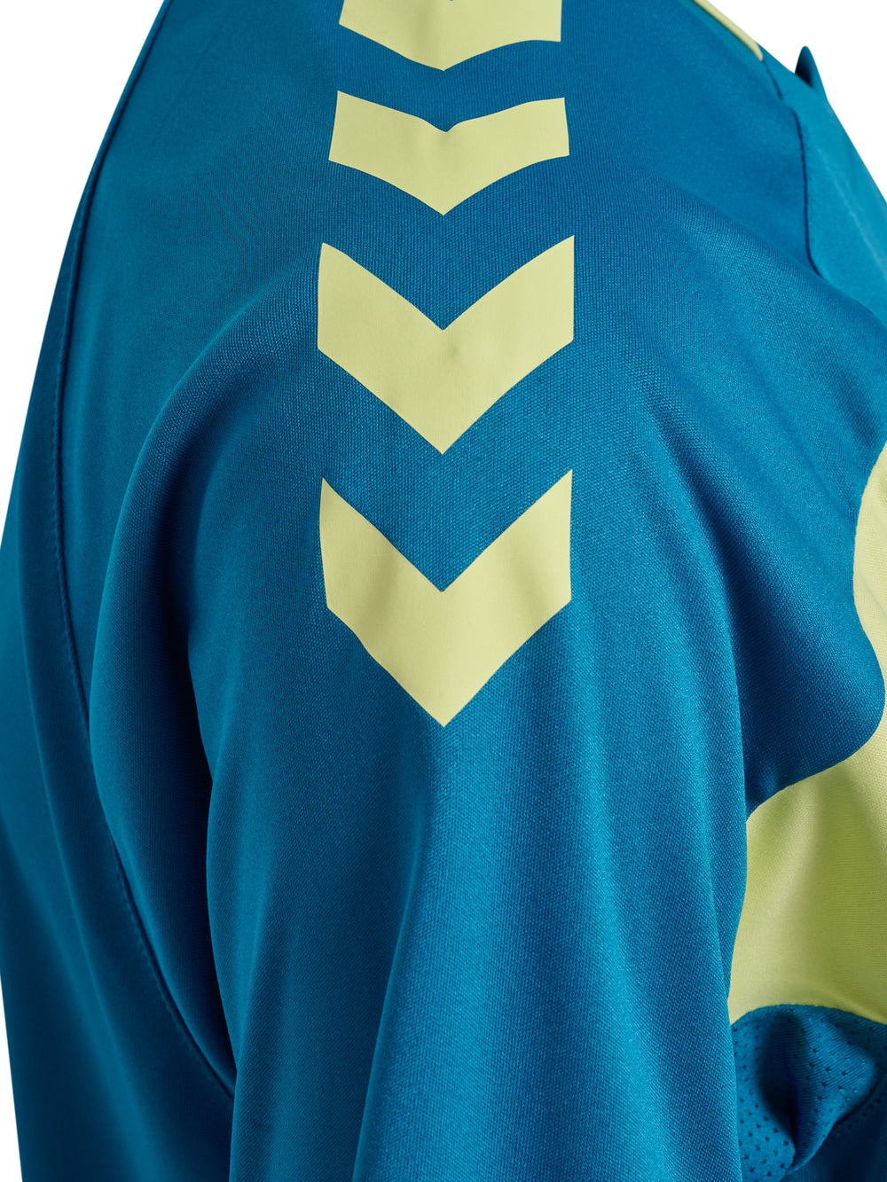 HUMMEL Core 2.0 Jersey S/S Damen (celestial/pale lime yellow)