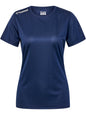 HUMMEL Run Jersey S/S Damen Blau