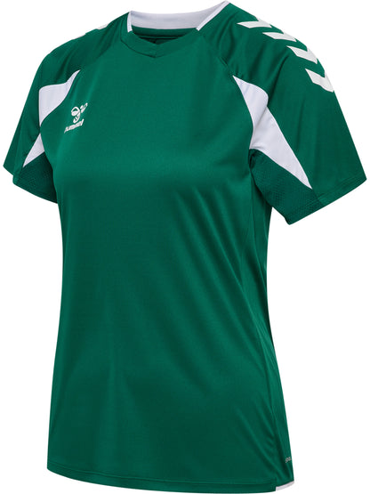 HUMMEL Core 2.0 Jersey S/S Damen (evergreen/white)