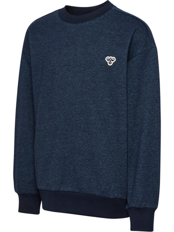 HUMMEL Loose Dnm Crewneck Bee Kind (dress blues)
