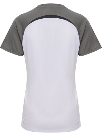 HUMMEL Lead 2.0 Jersey S/S Damen (white/steel gray)