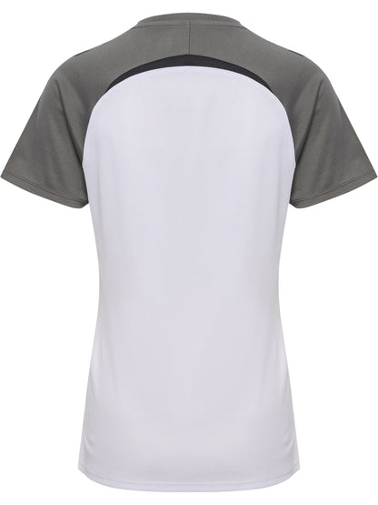 HUMMEL Lead 2.0 Jersey S/S Damen (white/steel gray)